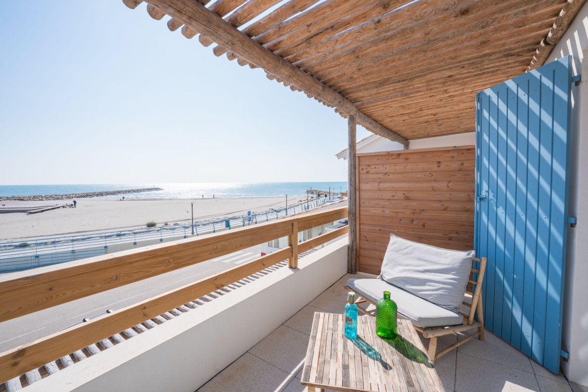 double vue mer terrasse